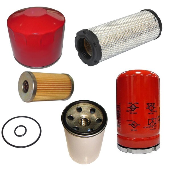 Aic Replacement Parts Maintenance Filter Kit 5 Filters Fits Kubota L3010 L3130 L3410 L3430 HST B7152-FILTERS - main